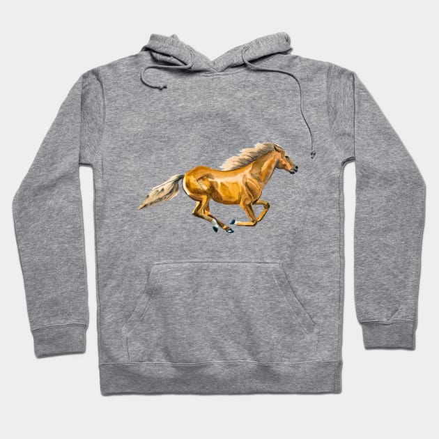 running horse Hoodie by VicaVeresk